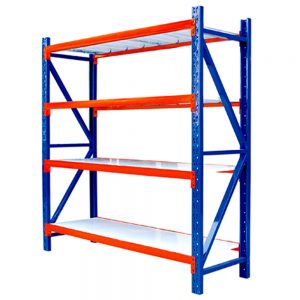 boltless storage shelving