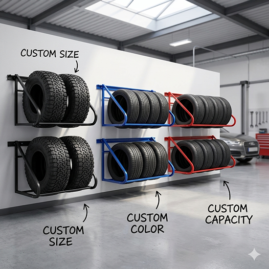 wall mount tire rack (SKU 12005) wall mount tire rack (sku 12005)
