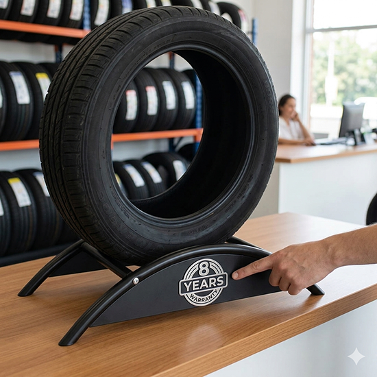 steel arc tire holder (sku 12007)