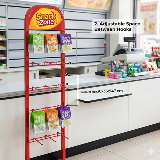 flooring candy display stand (sku 17003)
