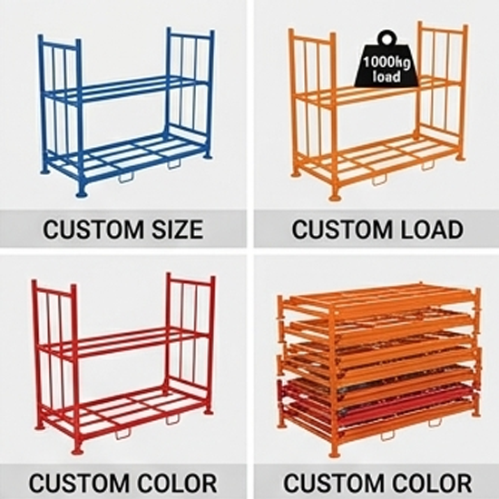 pcr/tbr folding tire rack (sku 12023p/t)