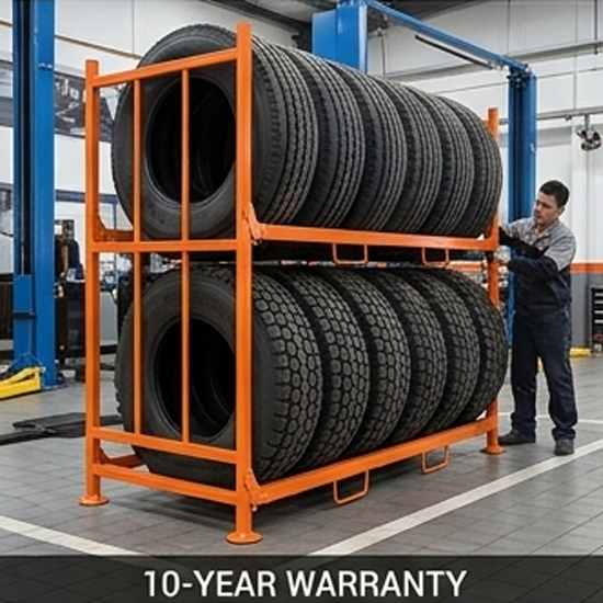 pcr/tbr folding tire rack (sku 12023p/t)