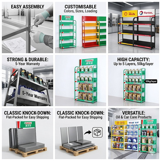 motor oil rack (sku 12026)