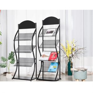 wire mesh magazine stand