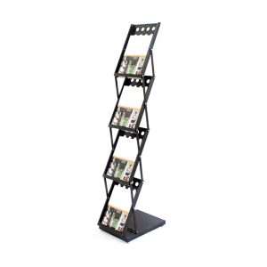 steel magazine stand
